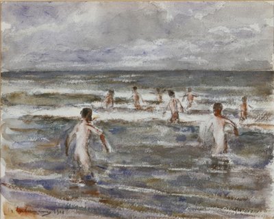 Badende Knaben von Max Liebermann